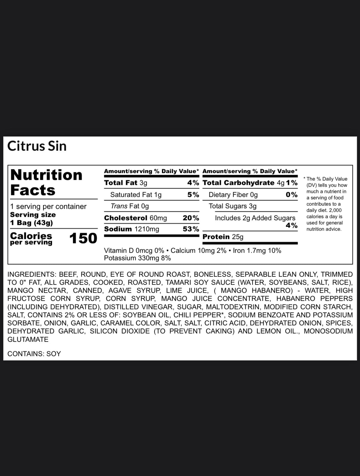 Citrus Sin